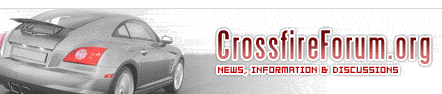 CrossfireForum - The Chrysler Crossfire and SRT6 Resource