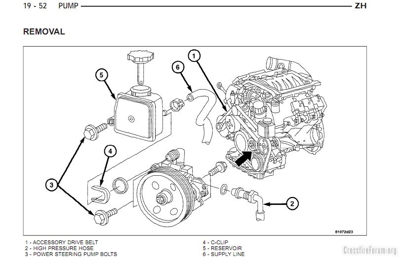 Replacement for 2008-04 Chrysler Crossfire Edelmann 81198 Molded Power Steering Reservoir Return Hose 
